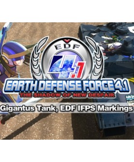 EARTH DEFENSE FORCE 4.1 - Gigantus Tank, EDF IFPS Markings DLC Steam Key GLOBAL